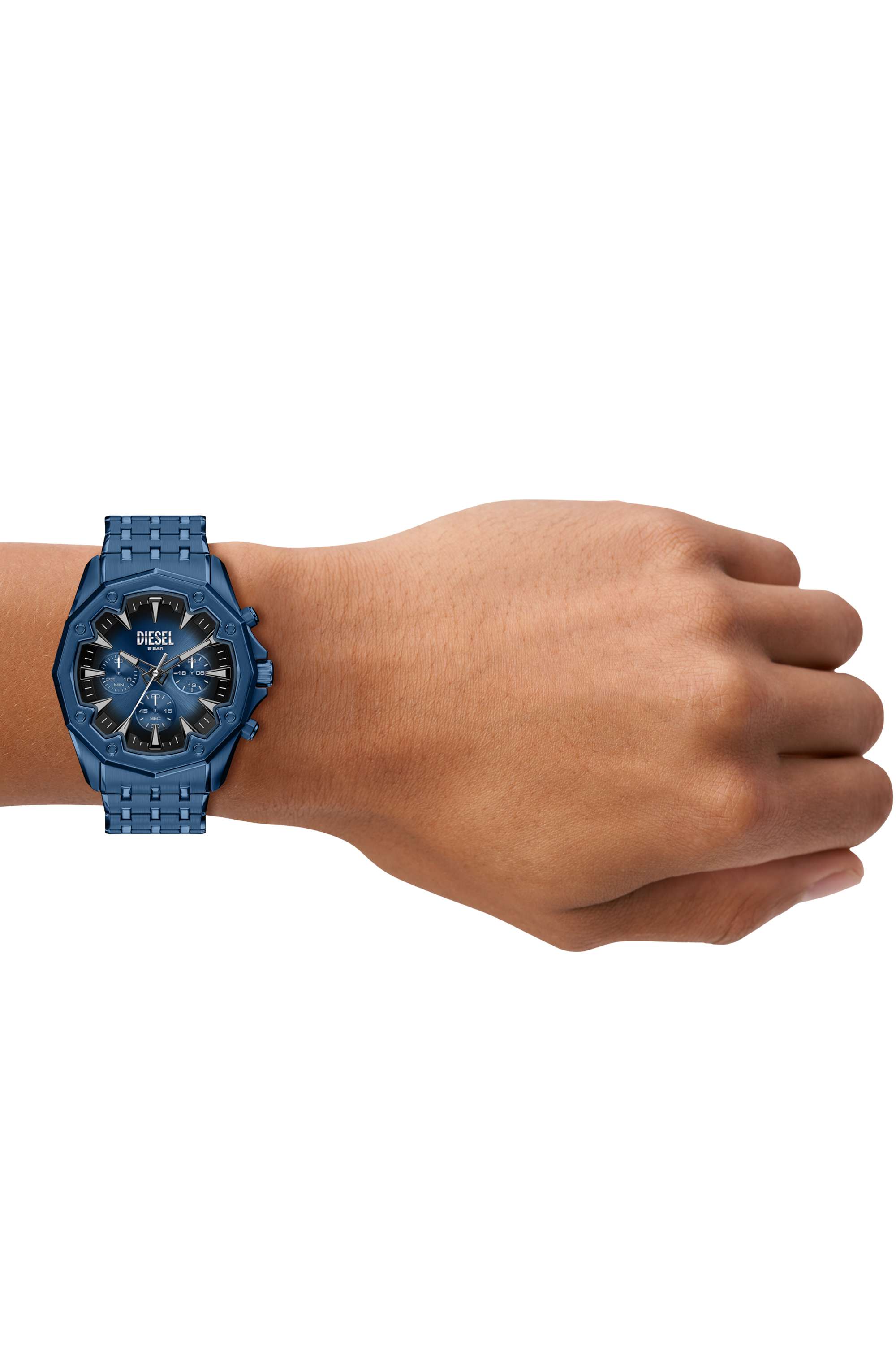 Buy DIESEL Multicolor Stinger 46 mm Multicolour Dial Stainless