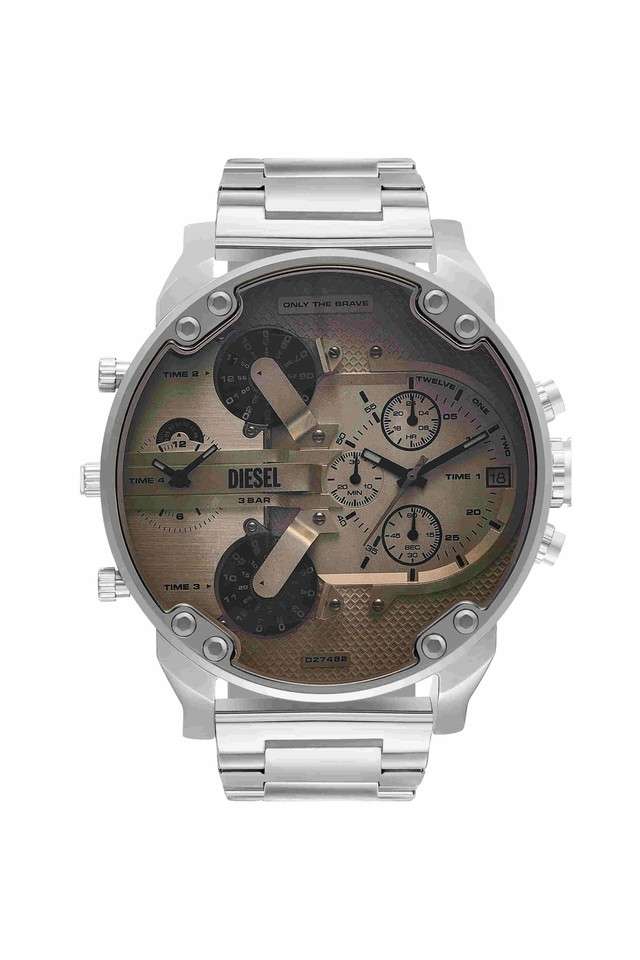 Mr.-Daddy-2-57-mm-White-Dial-Stainless-Steel-Chronograph-Wrist-Watch-for-Men---DZ7482