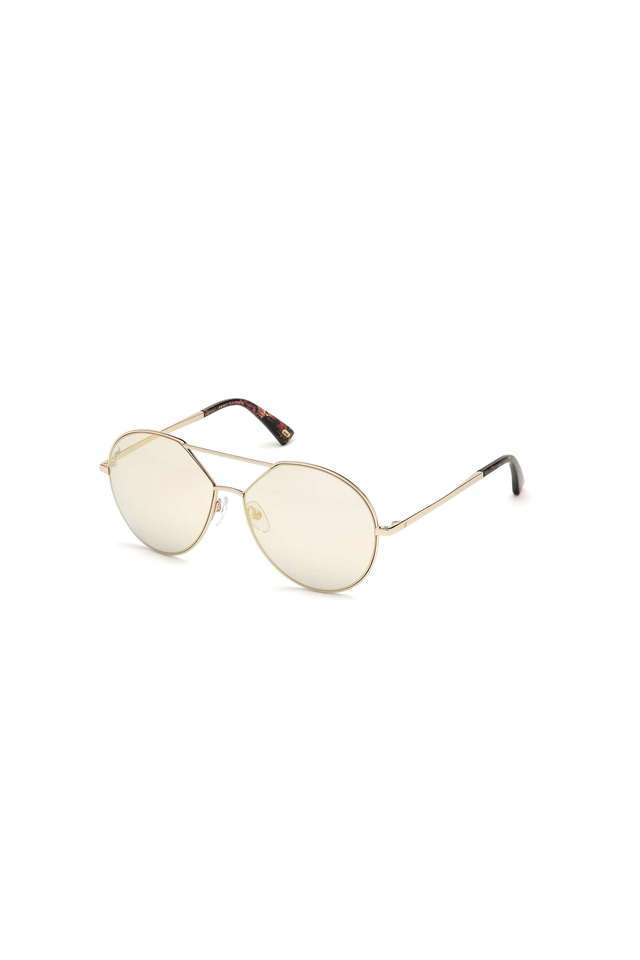 Women-Half-Rim-100--UV-Protection-(UV-400)-Round-Sunglasses---WE0286-57-28C