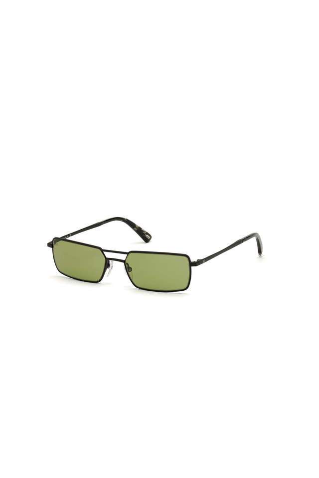 Unisex-Half-Rim-100--UV-Protection-(UV-400)-Geometric-Sunglasses---WE0287-54-02N