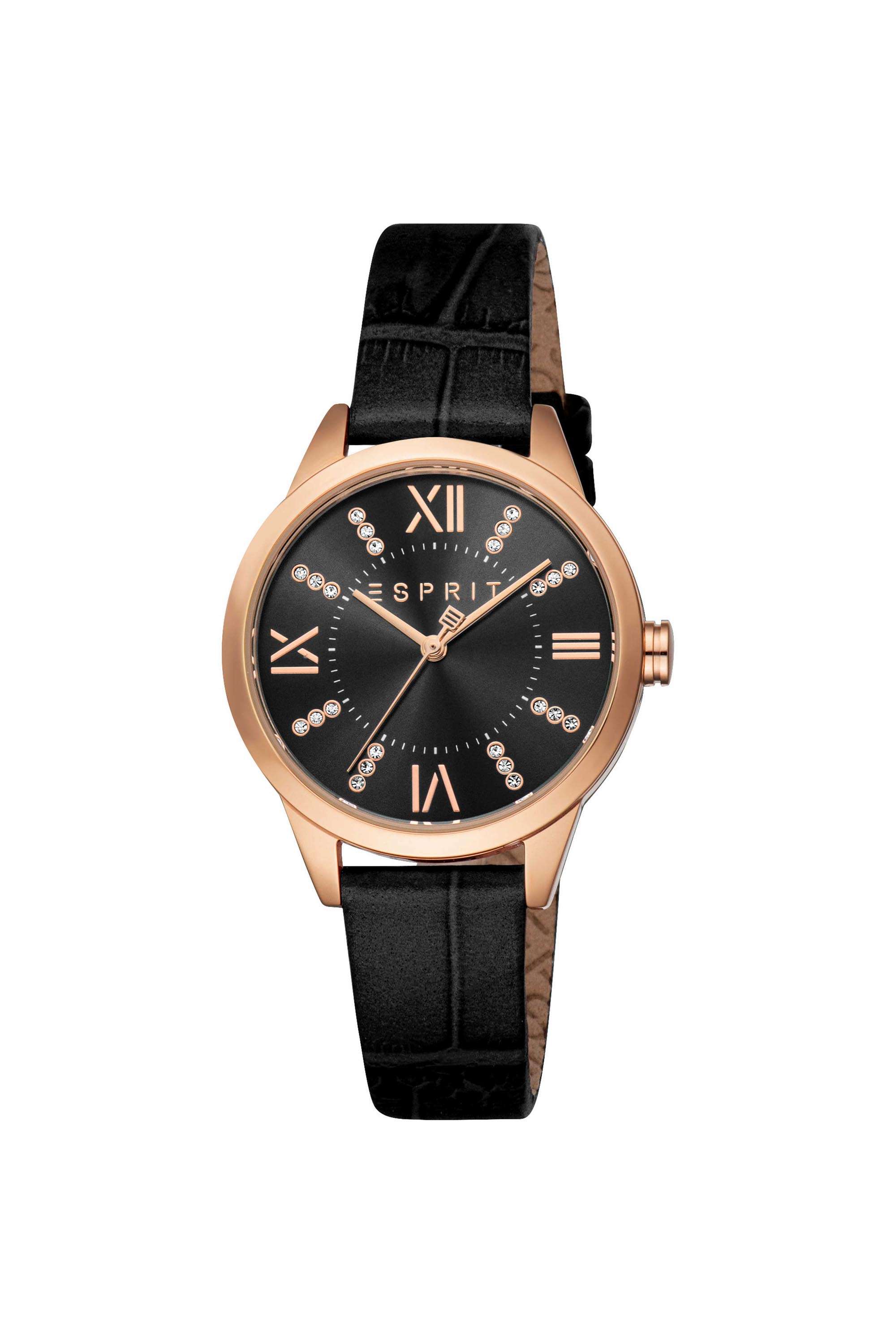 Pointy-32-mm-Black-Dial-Leather-Analogue-Watch-For-Women---ES1L259L6035