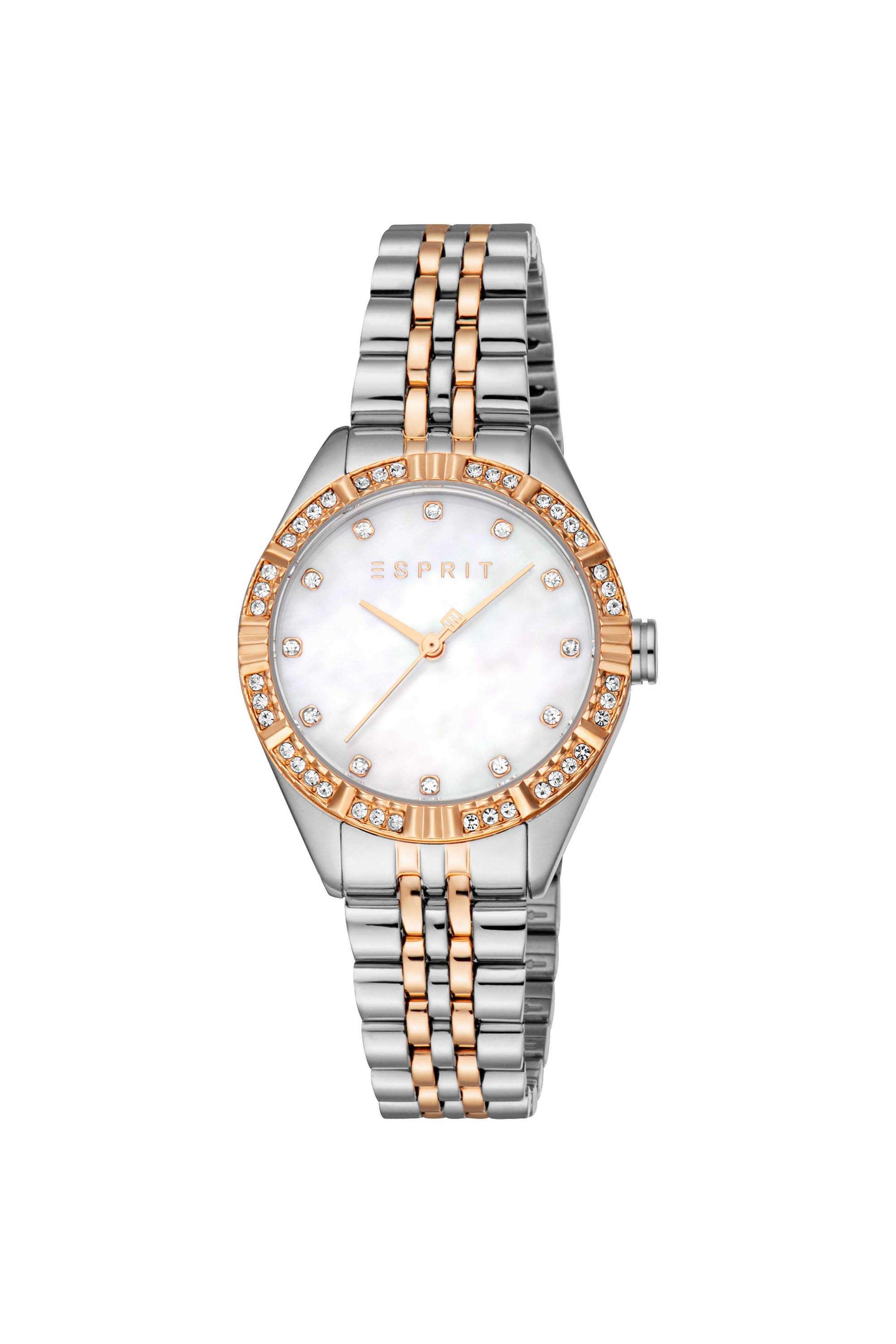 Kinsley-30-mm-White-MOP-Dial-Stainless-Steel-Analogue-Watch-For-Women---ES1L425M0065