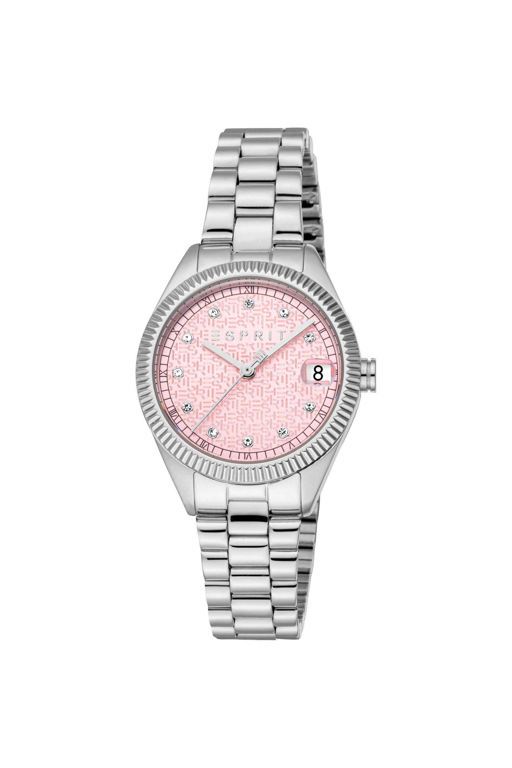 Leilani-30-mm-Pink-Dial-Stainless-Steel-Analogue-Watch-For-Women---ES1L433M0015