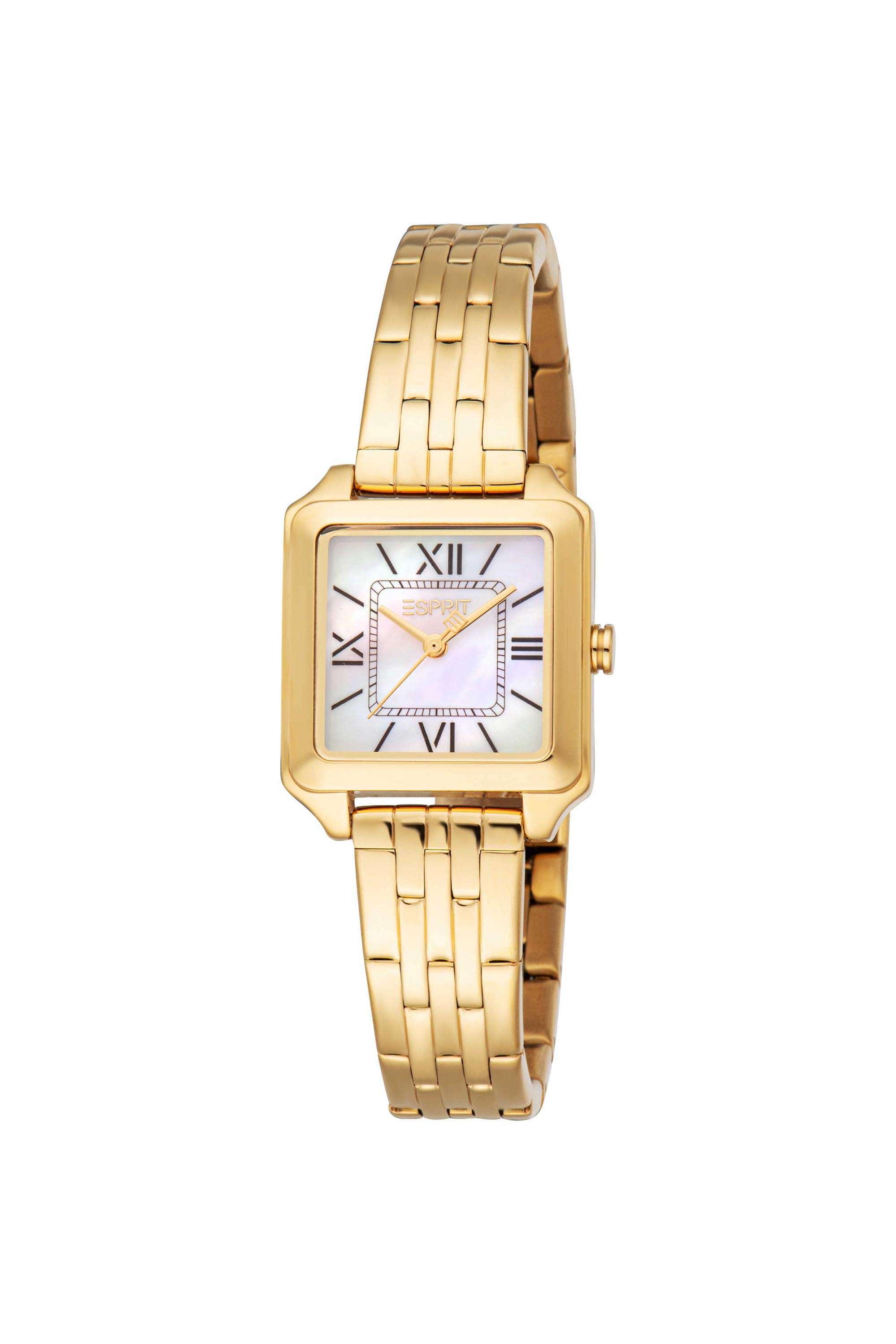 Lillian-23.5-X-23.5-mm-White-MOP-Dial-Stainless-Steel-Analogue-Watch-For-Women---ES1L453M0045