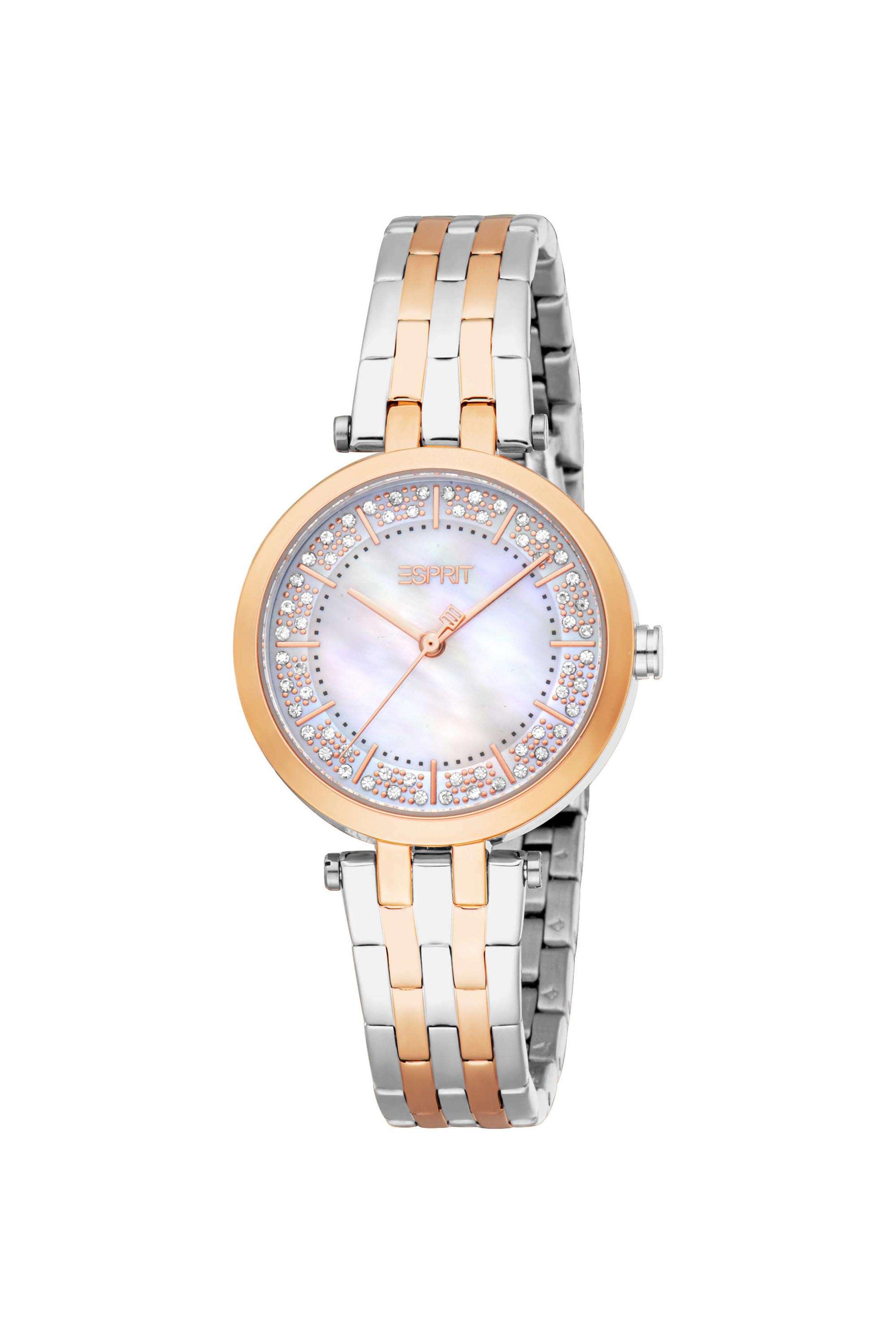 Maya-30-mm-White-MOP-Dial-Stainless-Steel-Analogue-Watch-For-Women---ES1L457M0065