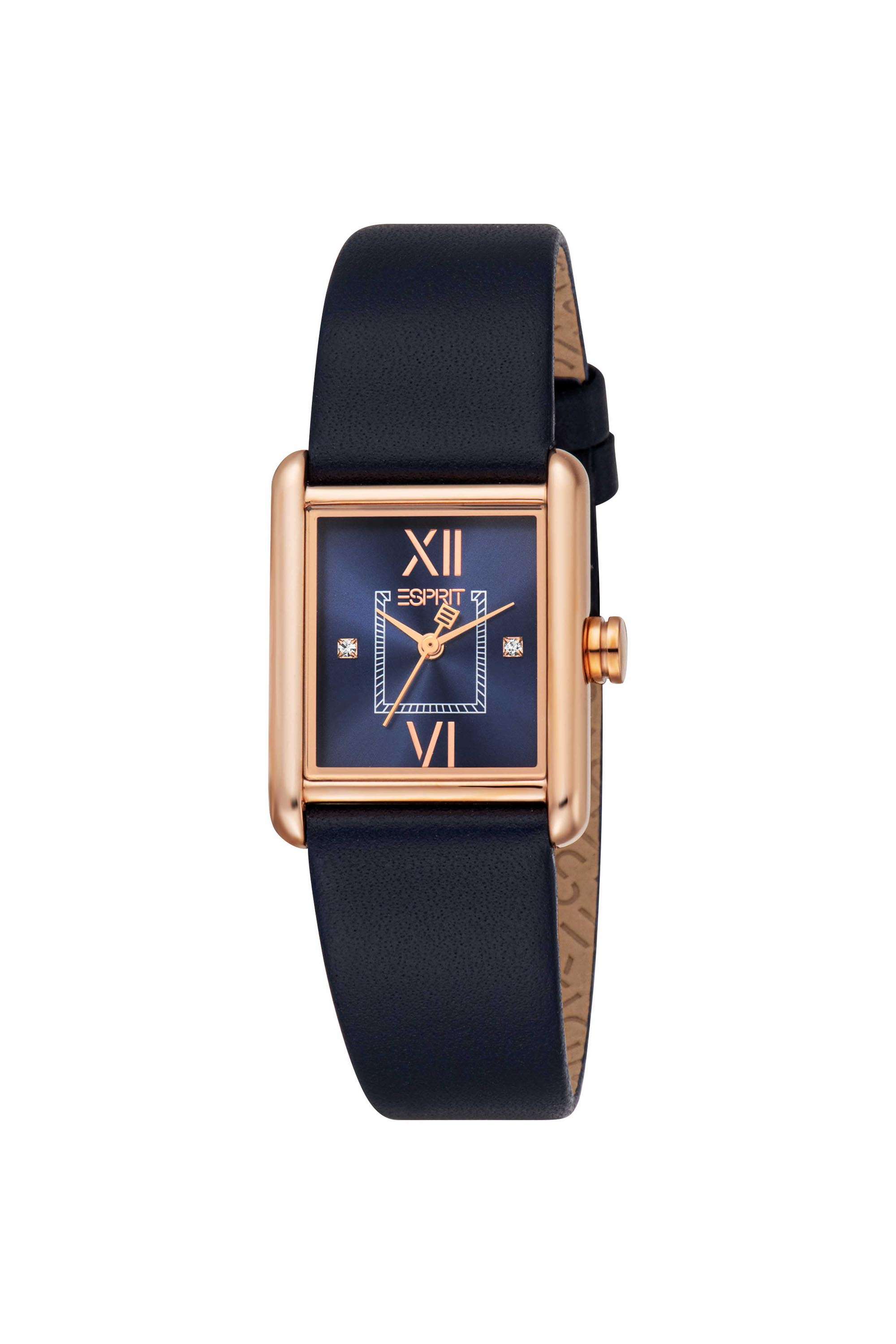 Avery-24-mm-Dark-Blue-Dial-Leather-Analogue-Watch-For-Women---ES1L472L0035