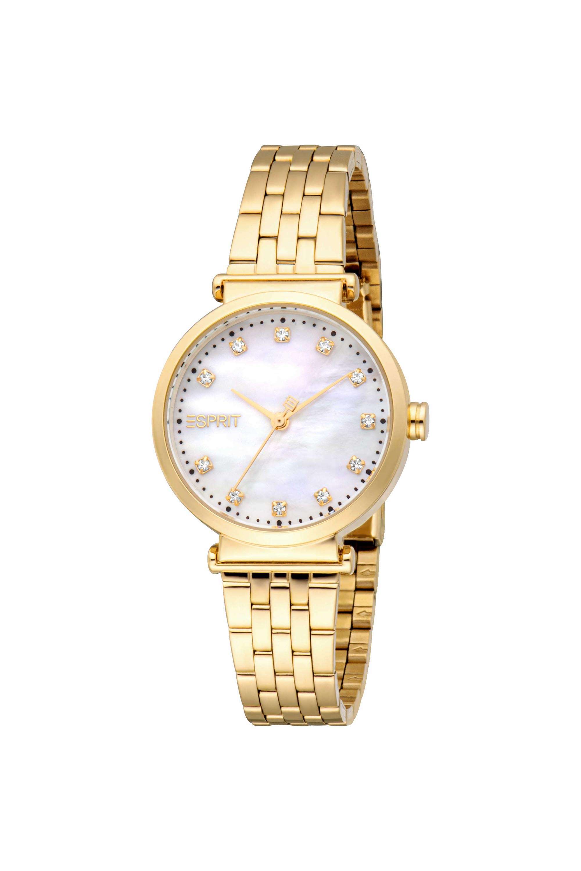 Alicia-30-mm-White-MOP-Dial-Stainless-Steel-Analogue-Watch-For-Women---ES1L485M0025