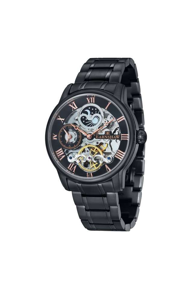 Mens-Westminster-Black-Dial-Leather-Analog-Watch
