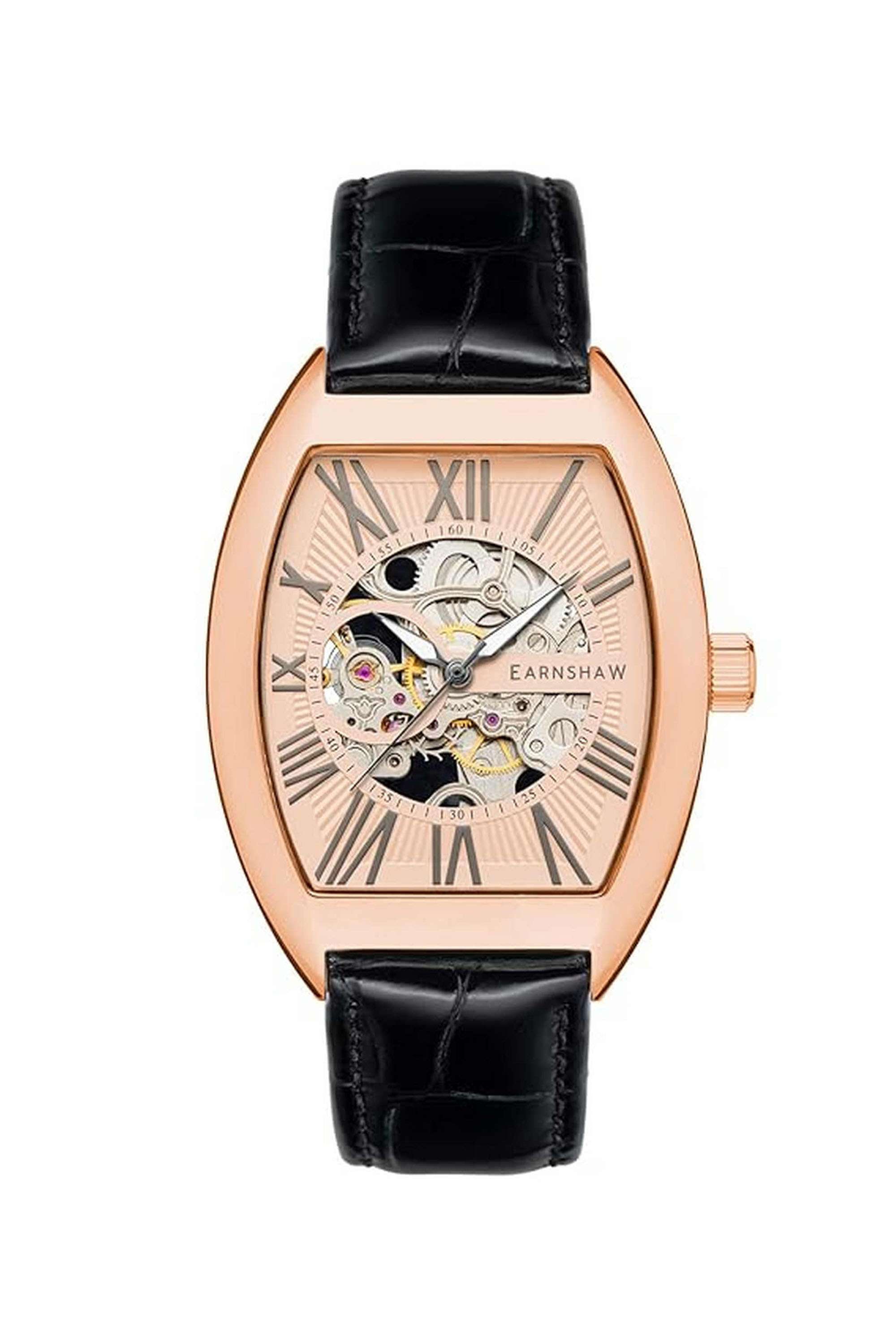 Beauchamp-Skeleton-42-mm-Automatic-Analogue-Watch-For-Men-s---Rose-Gold-Dial-with-Rose-Gold-Stainless-Steel-Strap-(ES814809)