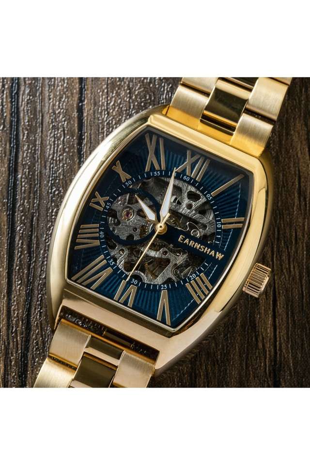 Mens-42-mm-Beauchamp-Automatic-Skeleton-Blue-Dial-Stainless-Steel-Analog-Watch---ES-8148-33