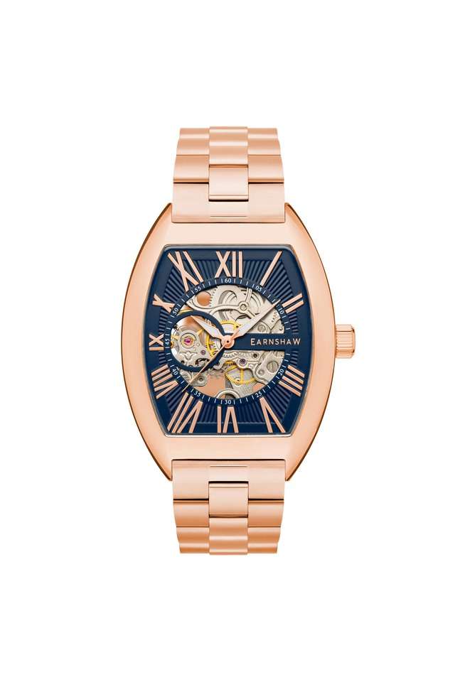 Mens-42-mm-Beauchamp-Automatic-Skeleton-Blue-Dial-Stainless-Steel-Analog-Watch---ES-8148-88