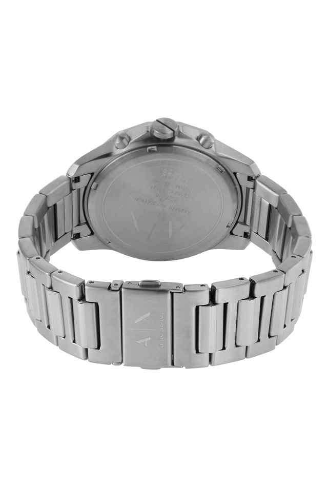 44-mm-Black-Dial-Stainless-Steel-Chronograph-Watch-For-Men---AX1720