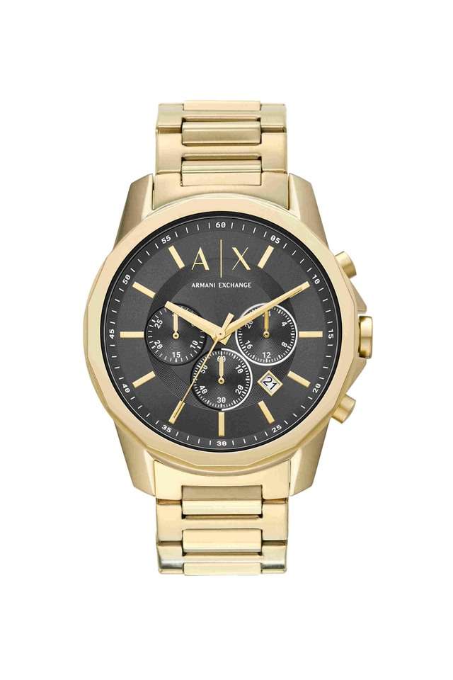 44-MM-Grey-Stainless-Steel-Chronograph-Watch-For-Men---AX1721