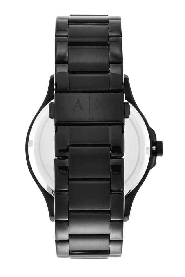 Mens-46-mm-Hampton-Black-Dial-Stainless-Steel-Chronograph-Watch---AX2164