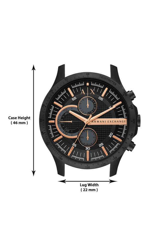 ARMANI セット Buy Armani Exchange NoColour Mens 46 mm Black Dial Stainless Steel