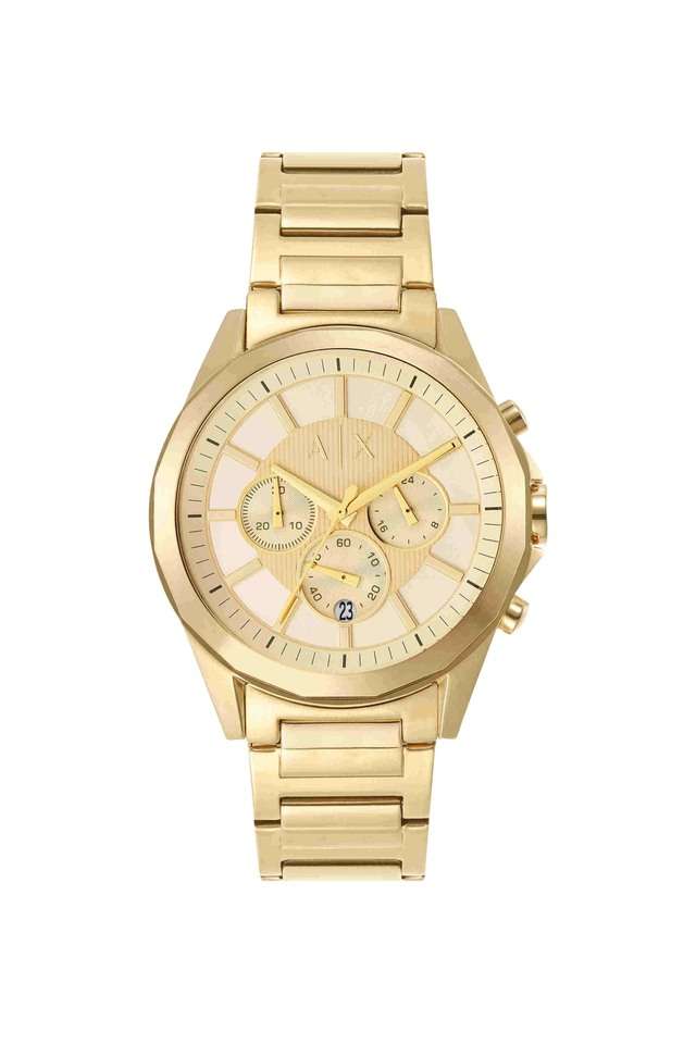 Mens-Drexler-Champagne-Dial-Stainless-Steel-Chronograph-Watch---AX2602