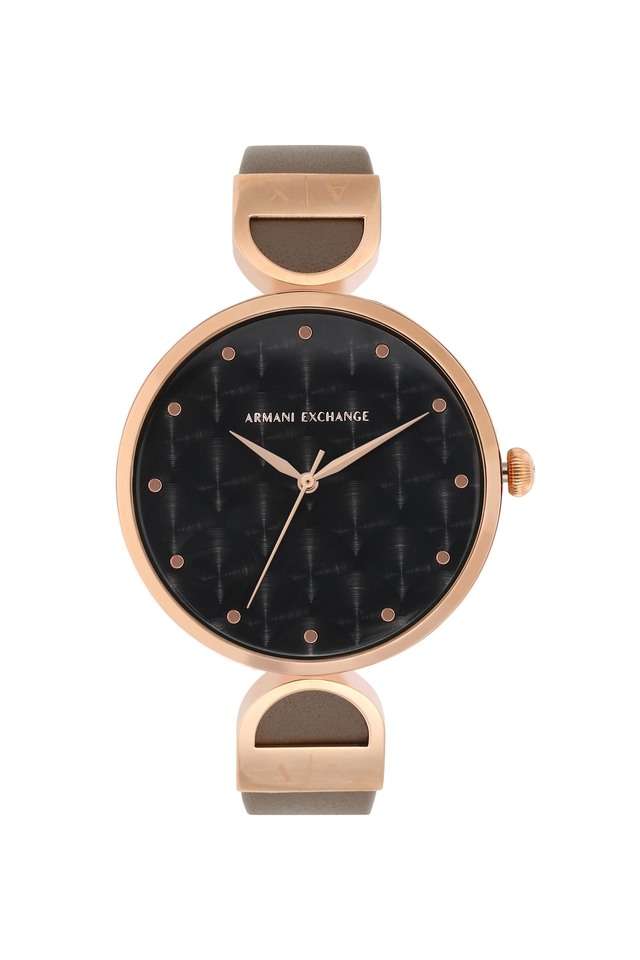 Womens-Brooke-Black-Dial-Leather-Analogue-Watch---AX5329I