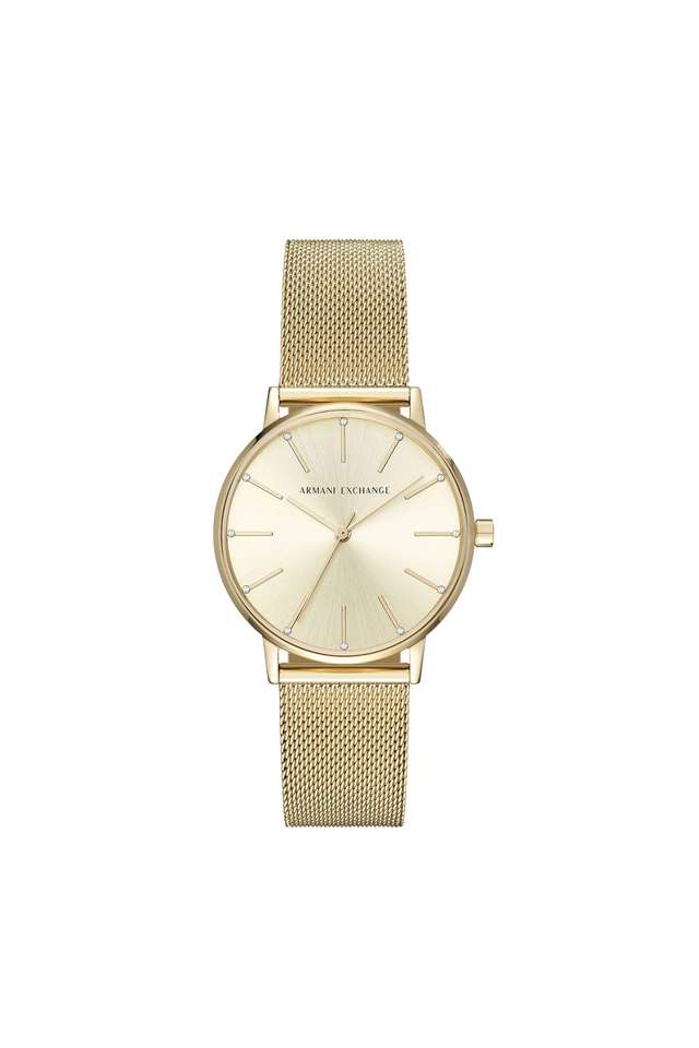 Womens-Champagne-Dial-Metallic-Analogue-Watch---AX5536I