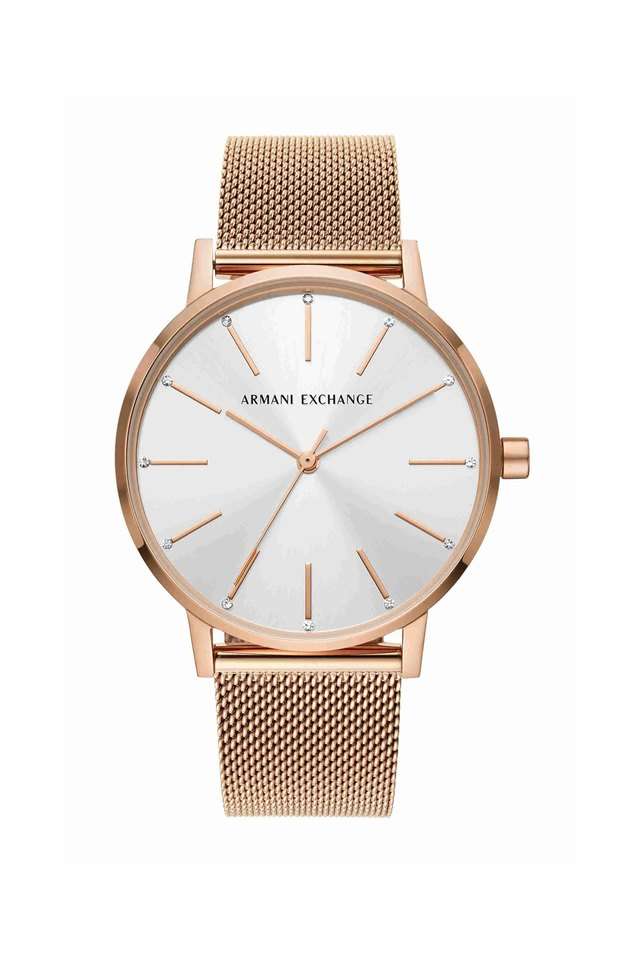 Womens-36-mm-Silver-Dial-Stainless-Steel-Analogue-Watch---AX5573I