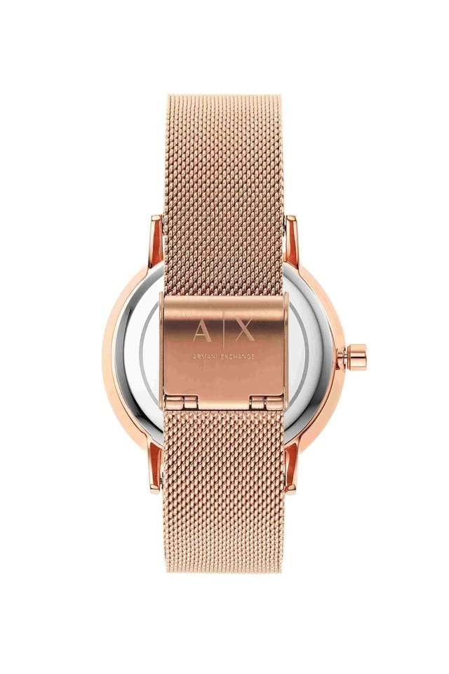 Womens-36-mm-Silver-Dial-Stainless-Steel-Analogue-Watch---AX5573I