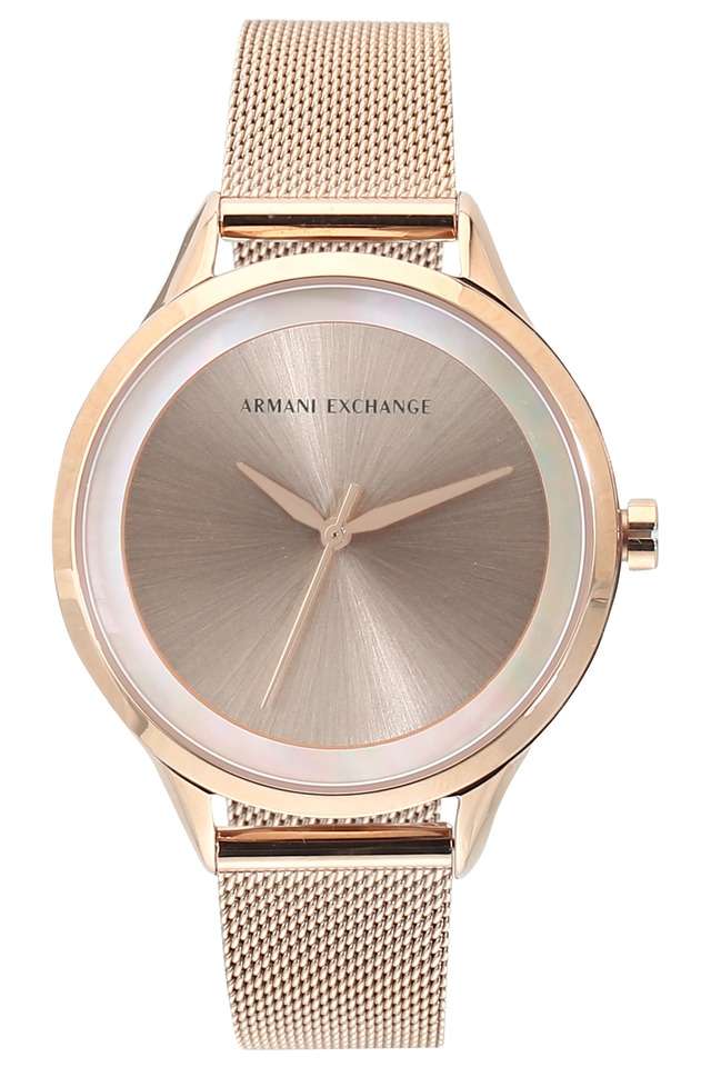 Women-Rose-Gold-Watch-With-Sunray-Dial---AX5602I