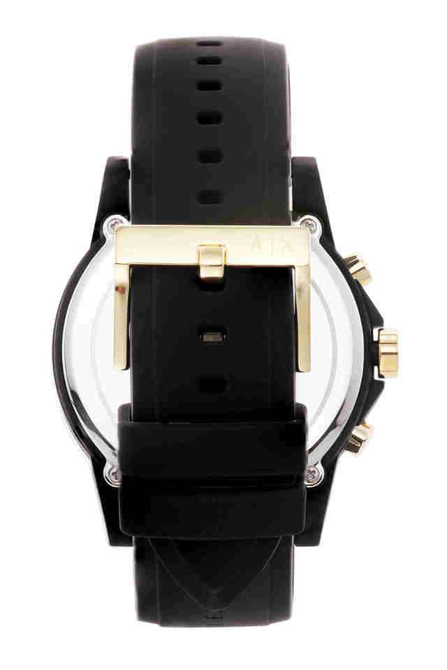 Mens-45-mm-Outerbanks-Black-Dial-Silicone-Chronograph-Watch---AX7105