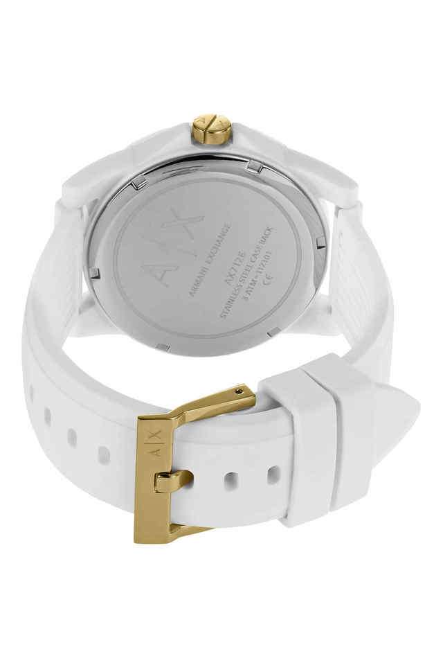 Womens-40-mm-Lady-Banks-White-Dial-Silicone-Analog-Watch---AX7126