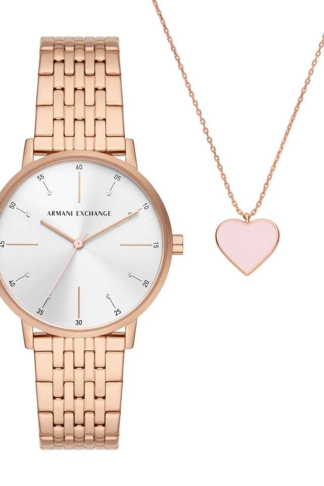 36-mm-White-Dial-Stainless-Steel-Analog-Watch-for-Women---AX7145SET