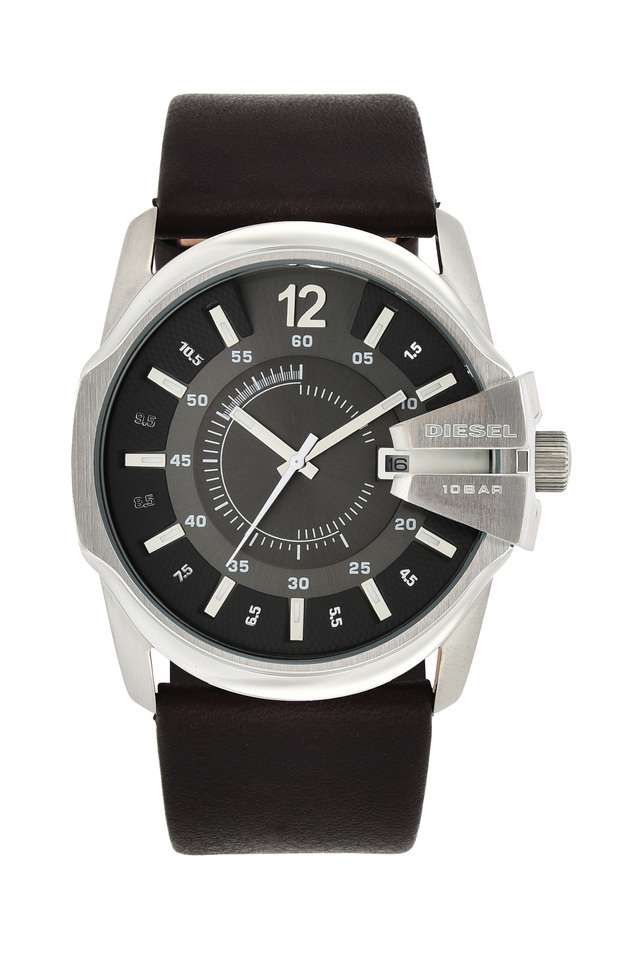 Mens-Mega-Chief-Master-Chi-Two-Tone-Dial-Leather-Analogue-Watch---DZ1206