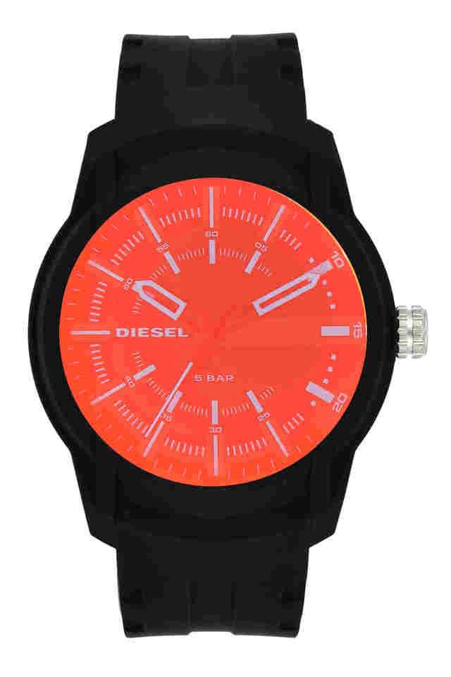 Buy DIESEL NoColour Unisex Armbar Analogue Silicone Watch - DZ1819