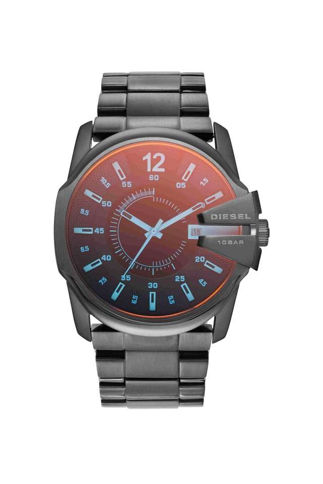 43-MM-Black-Stainless-Steel-Analog-Watch-For-Men---DZ1965