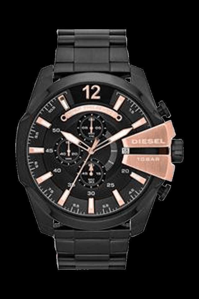 Mens-Black-Dial-Watch-Dz4309I