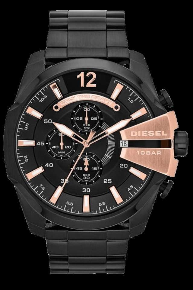 Mens-Mega-Chief-Black-Dial-Watch-Dz4309