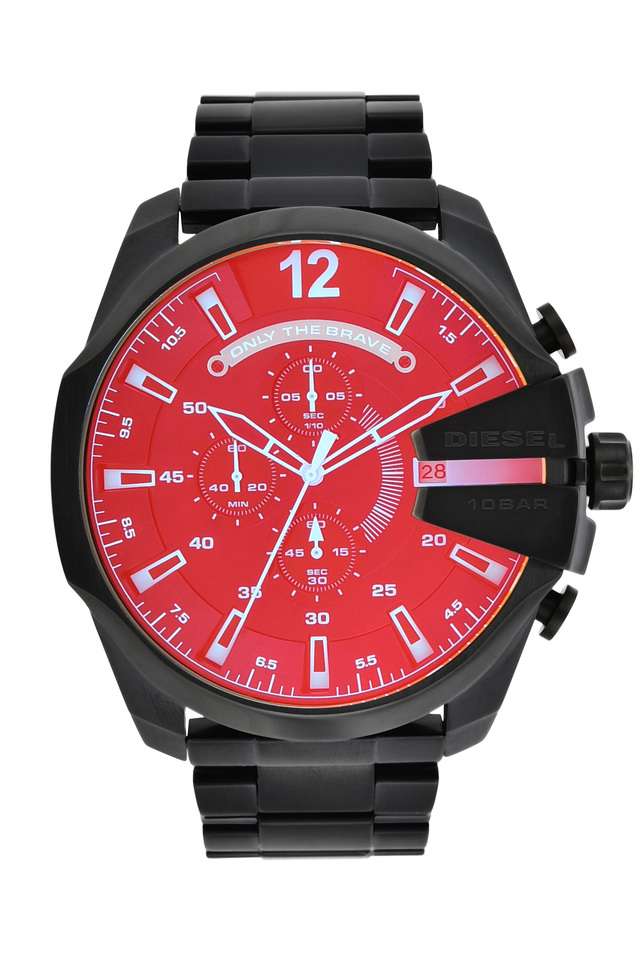 Mens-Mega-Chief-Pink-Dial-Stainless-Steel-Chronograph-Watch---DZ4318
