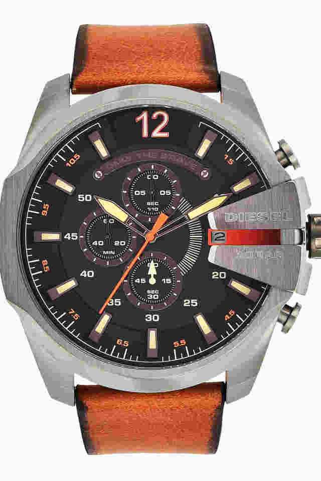 Mens-59-mm-Mega-Chief-Black-Dial-Leather-Chronograph-Watch---DZ4343