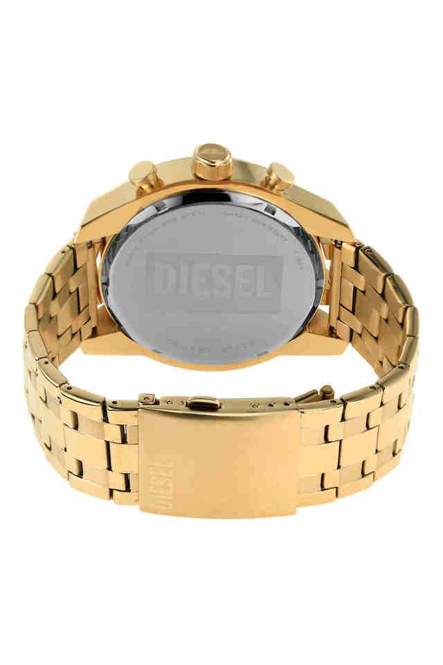 Split-12.9-mm-Gold-Dial-Stainless-Steel-Chronograph-Watch-for-Men---DZ4590