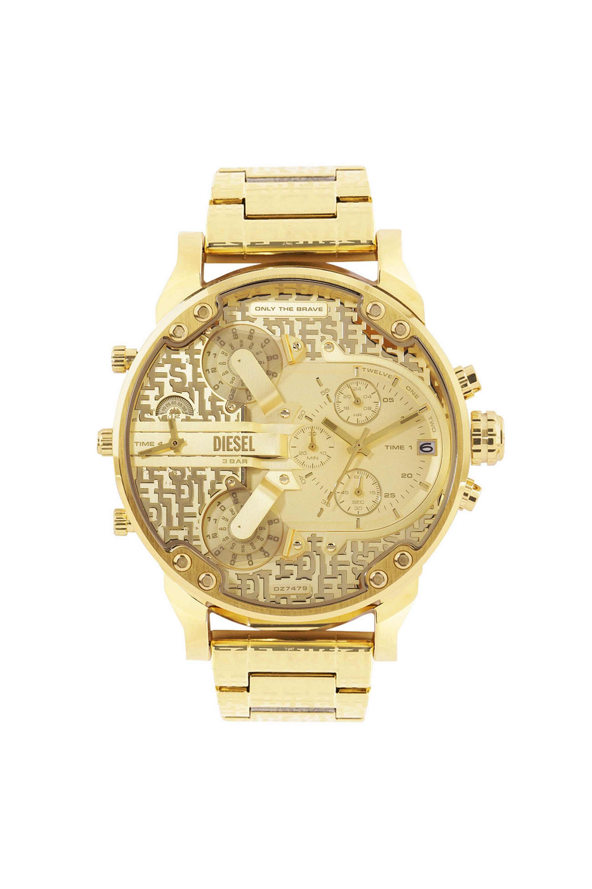 Mr.-Daddy-2.0-57-mm-Quartz-Analogue-Watch-for-Men---Gold-Dial-with-Gold-Stainless-Steel-Strap-(WFIDZ7479IN)
