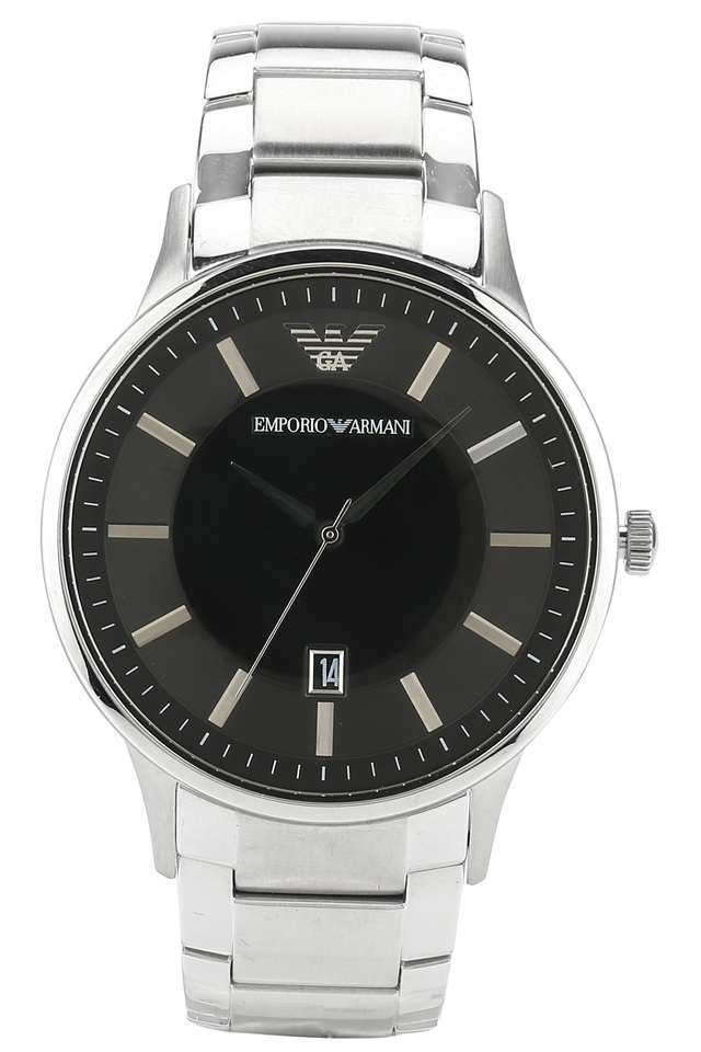 Mens-Renato-Gunmetal-Dial-Stainless-Steel-Analogue-Watch---AR11181I