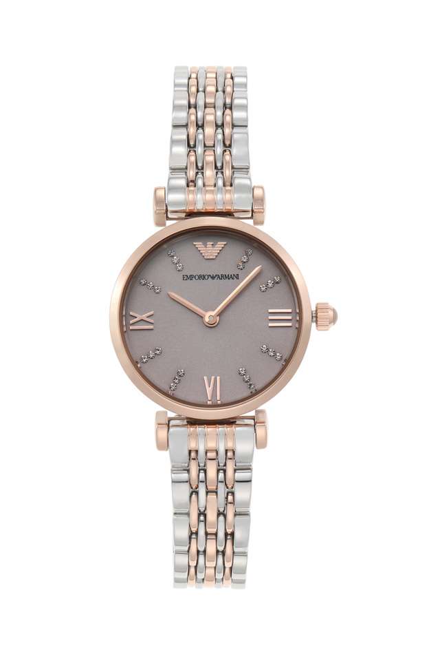 Womens-Pink-Dial-Metallic-Analogue-Watch---AR11223I