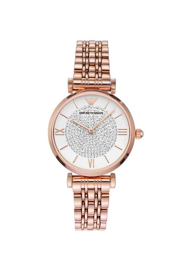 Quartz-32-mm-White-Dial-Stainless-Steel-Analogue-Wrist-Watch-for-Women---AR11244