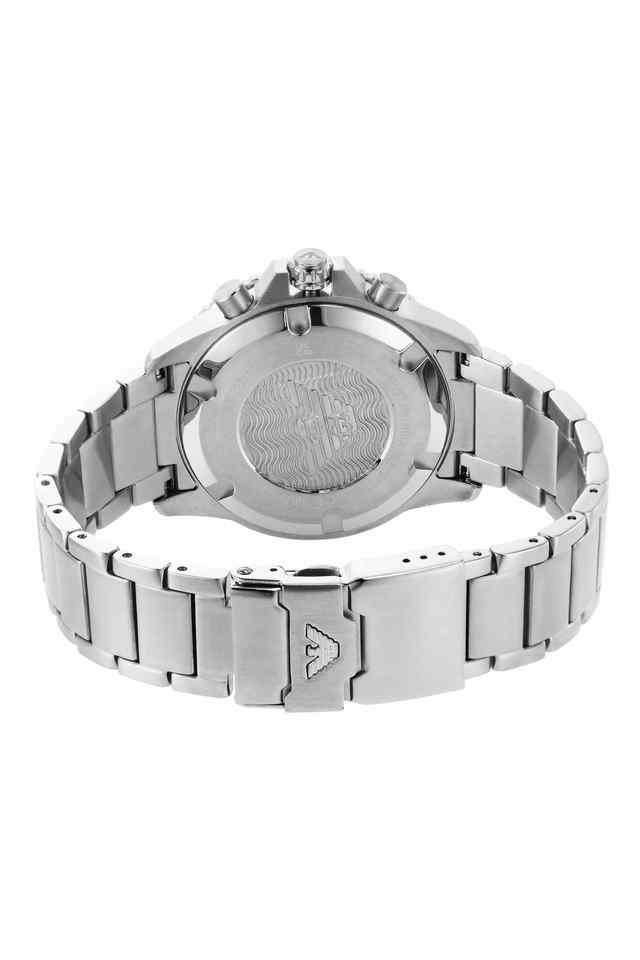Mens-43-mm-Black-Dial-Stainless-Steel-Chronograph-Watch---AR11360