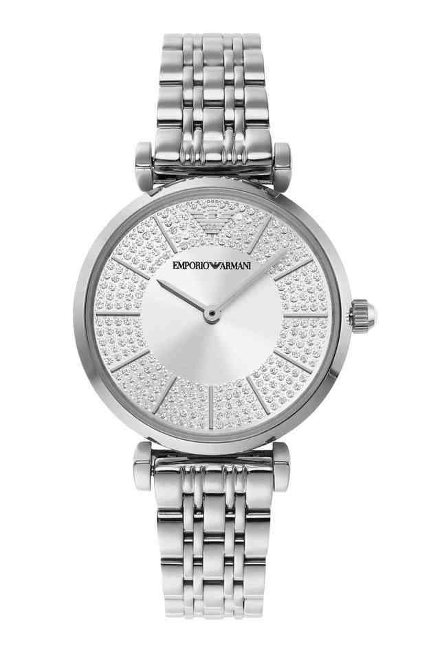 Womens-32-mm-Gianni-T-Bar-Silver-Dial-Stainless-Steel-Analog-Watch---AR11445