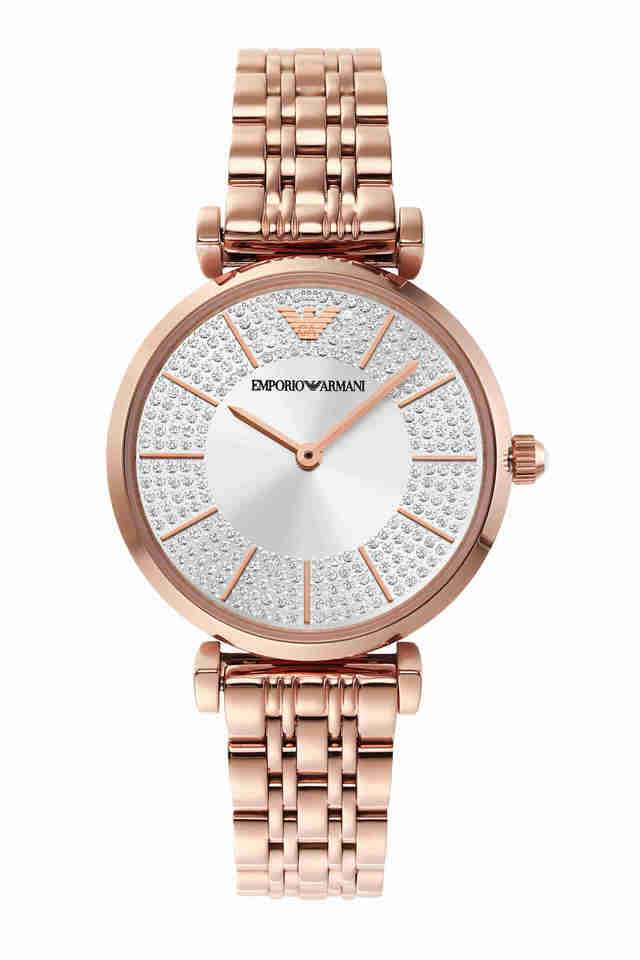 Womens-32-mm-Gianni-T-Bar-Silver-Dial-Stainless-Steel-Analog-Watch---AR11446I