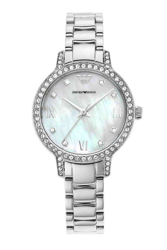 Womens-32-mm-Mother-Of-Pearl-Dial-Stainless-Steel-Analog-Watch---AR11484