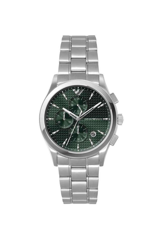 42-MM-Green-Stainless-Steel-Chronograph-Watch-For-Men---AR11529