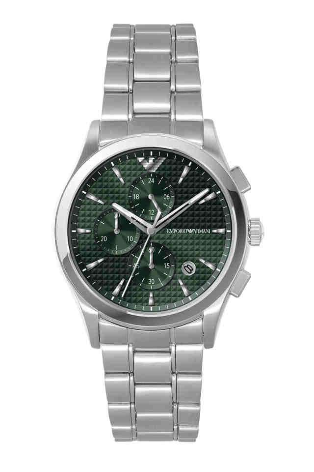42-mm-Green-Dial-Stainless-Steel-Chronograph-Watch-For-Men---AR11529
