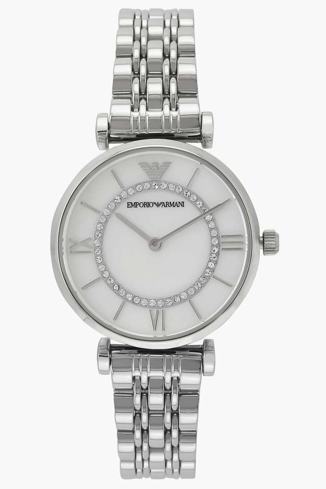 Womens-Analogue-White-Dial-Metallic-Watch---AR1908I