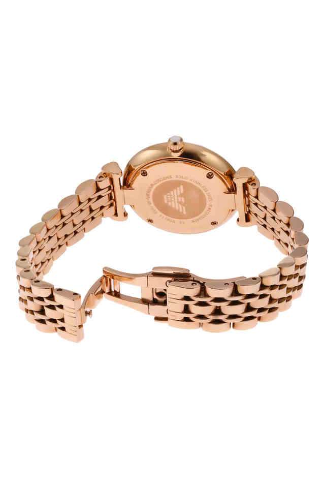 Quartz-32-mm-White-Dial-Stainless-Steel-Analogue-Wrist-Watch-for-Women---AR1909