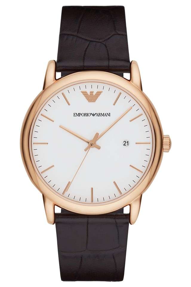 Mens-Analogue-Leather-Watch