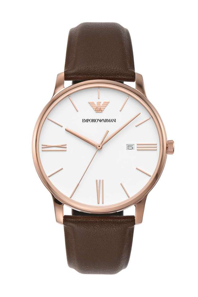 42-mm-White-Dial-Leather-Analog-Watch-For-Men---AR11572